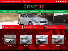 Tablet Screenshot of driveriteautosales.com